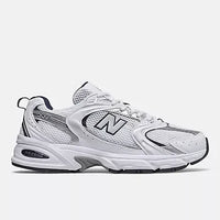 NB 530 - Blanc avec Indigo Naturel / 36